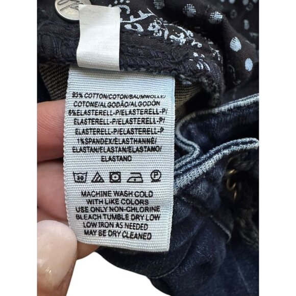 WE THE FREE people CRVY bell bottom jeans size 26 lace up detail in back - Picture 8 of 9